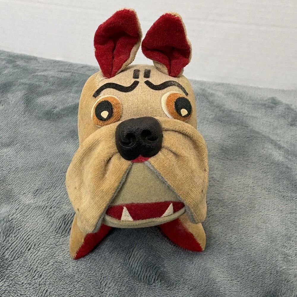 R. Dakin Dream Pets Vintage Stuffed Beige Bulldog Dog Toy 5.5" Japan Plush - Picture 8 of 10